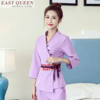 

Spa salon beauty women elegance clothes chinese waiter uniforms lab coat nursing uniform scrubs medical uniforms women FF325 A