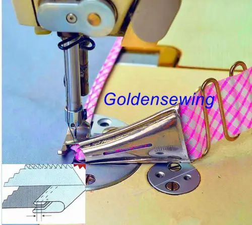 

Adjustable Double Fold Right Angle Bias Binder For JUKI DDL-8500 8700 5550 8300 please choose your wanted size