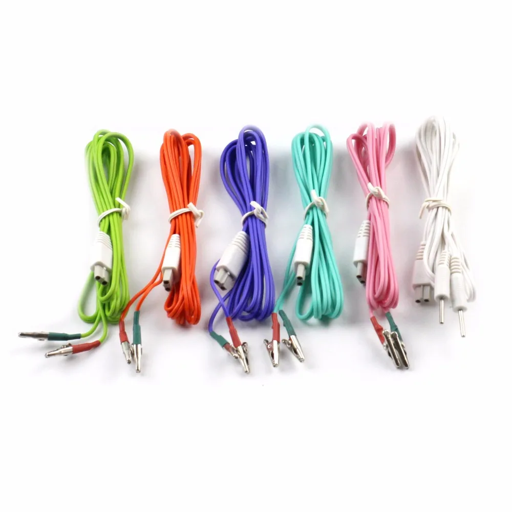 6pcs/lot Therapy cable parts for KWD-808I Electrical nerve muscle stimulator