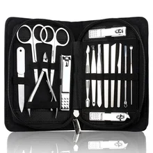 15 шт. маникюрный набор из нержавеющей стали резак триммер для ухода за ушками Маникюр для педикюра, на палец ножницы для ногтей резак набор для маникюра и педикюра