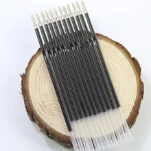 Высокое качество, 100 шт, 0,7 мм, шариковая ручка для заправки, подходит для выдвижных ручек, черные/синие, красные чернила, ручка для письма, заправка, стационарная