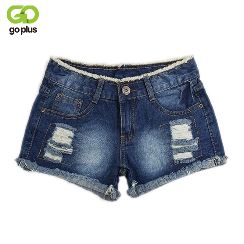 

GOPLUS 2017 New Fashion Lady Denim Shorts Mention Hip Short Jeans Letter Print C0160