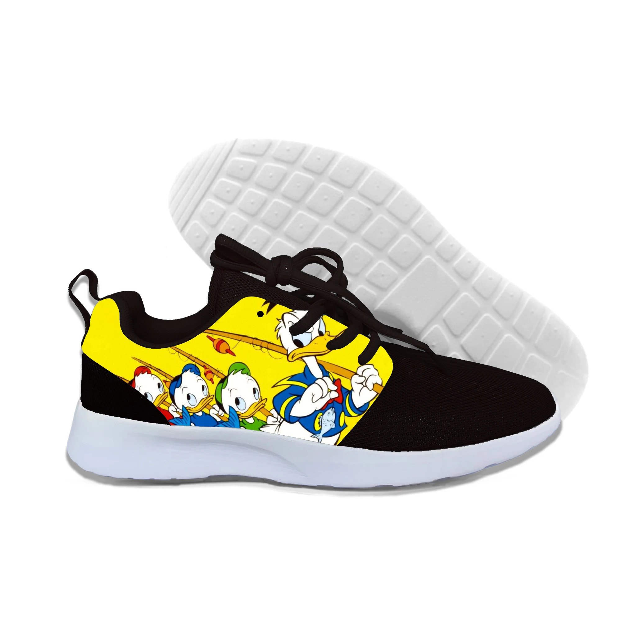 2019 New Fashion Zaraing Donald Duck Women/men Sneakers 2019 Summer Print Cartoon Casual Lightweight Shoes