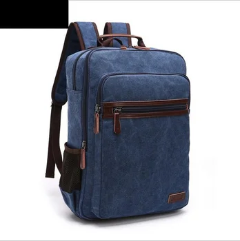 

070717 men fashion double shoulder bag backpack computer bag