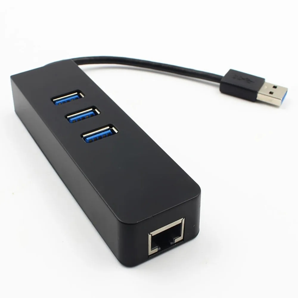 3-Порты и разъёмы USB 3,0 концентратор с RJ45 10/100/1000 адаптер Gigabit Ethernet конвертер LAN проводной сетевой usb-адаптер для Планшеты и многое другое