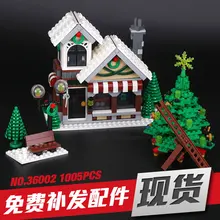 

Lepin 36002 Genuine 1005Pcs Creative Series The Winter Toy Shop Set 10249 Building Blocks Bricks Educational Toys Christmas Gift