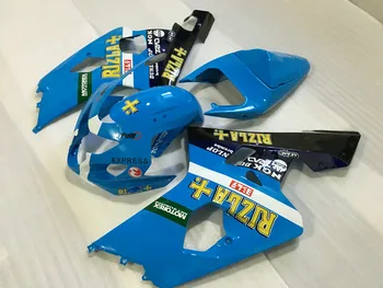 

Motorcycle Fairing kit for GSXR600 750 K4 04 05 GSXR 600 GSXR750 2004 2005 ABS Cool Blue Fairings set+gifts SG44