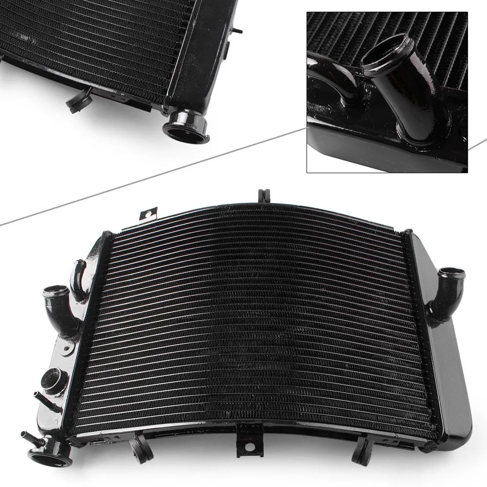 

Motorcycle Aluminium Radiator Cooler for SUZUKI 04 05 GSXR 600 750 2004 2005 K4 GSXR600 GSXR750 Black