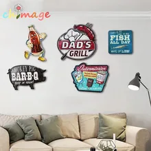 Irregular  AMERICAN STYLE shade Vintage Tin Sign plaque Bar pub home House Cafe Restaurant Wall Decor Retro Metal Art Poster