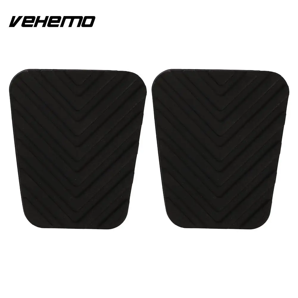 Vehemo 2pcs Pedal Rubber Pad Car Styling Pedal Pad Rubber Cover Car