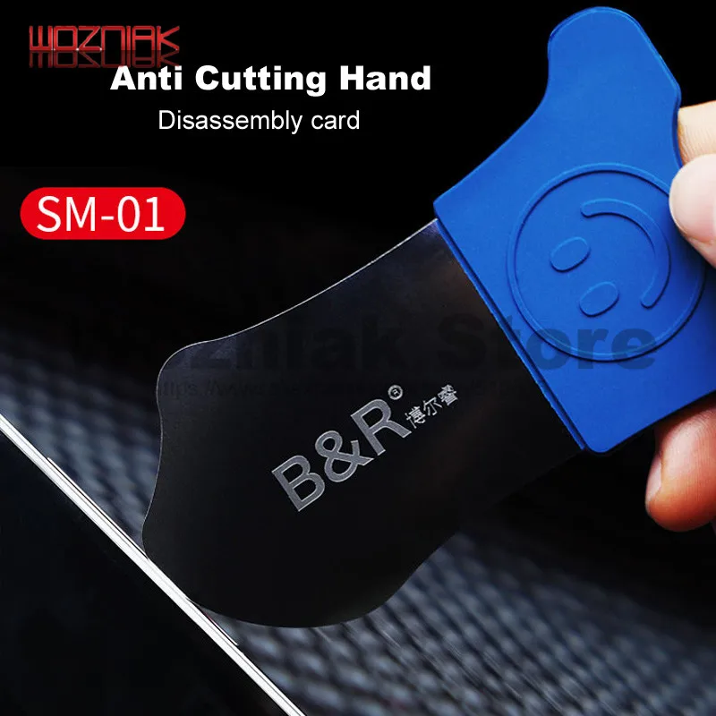 

WOZNIAK New pattern LCD Screen Disassembly card Tool Anti cutting hand Antiskid design Open back cover pry for iphone ipad sam