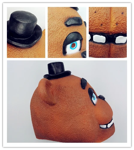Маска LePy Five Nights At Freddy's Foxy Chica Freddy Bear Masken подарок для взрослых латексная маска