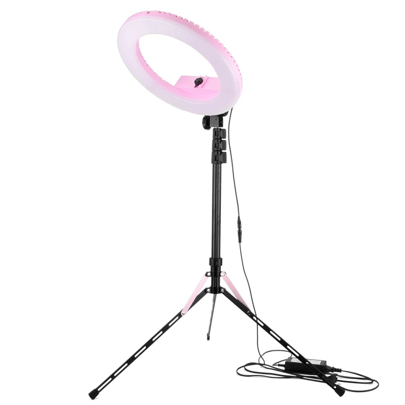 

Dimmable LED Ring Light Lamp 20Ws 3200~5600K LED with Light Stand for Photo Video Lighting Kit