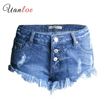 

Boyfriend Style Fashion Jeans Tassel Blue Womens Low Waist Denim Shorts 2019 Summer Sexy Plus Size Woman Jeans Girl Hot Shorts