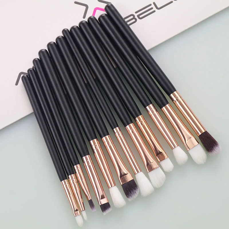 Bettyliss 12 шт. кисти для теней макияжа Набор Pro pinceaux maquillage кисть смешивания бровей