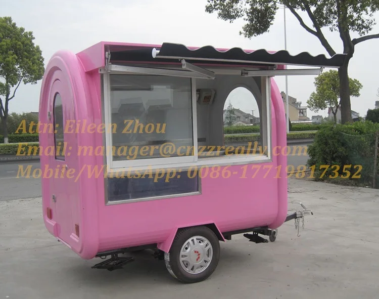 Одобренный CE Новое прибытие уличный мобильный фургон для еды трейлер/уличная еда быстрого приготовления тележки/Китай завод пищевой