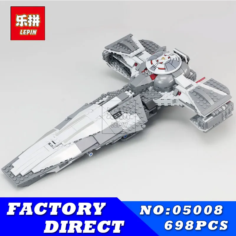 

LEPIN 05008 Star Toys Wars The Force Awakens Infiltrator Kids Building Block Darth Margus Educational toys Compatible 70596 DIY