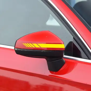 

2019 New Sport Racing Stripes Car Styling Door Side Skirt Sticker Auto Body Vinyl Decals For Rear View Mirror Hood Car Side Body
