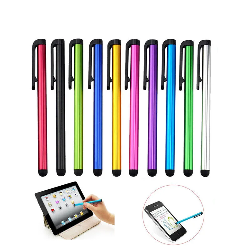 10 шт./лот емкостная ручка для планшета IPhone 6 7 8 IPad Mini Air стилус сенсорного экрана