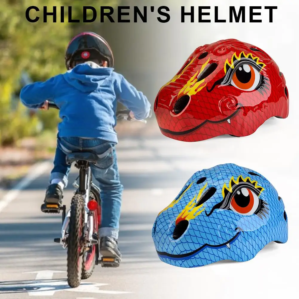 Children Helmet Electric Bicycle Balance Car Skateboard Protective Gear Riding Speed Sliding Cycling Helmet With Tail Light