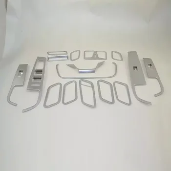 

inside trims abs chrome IMITATION CARBON FIBER For Hyundai For Sonata 2015