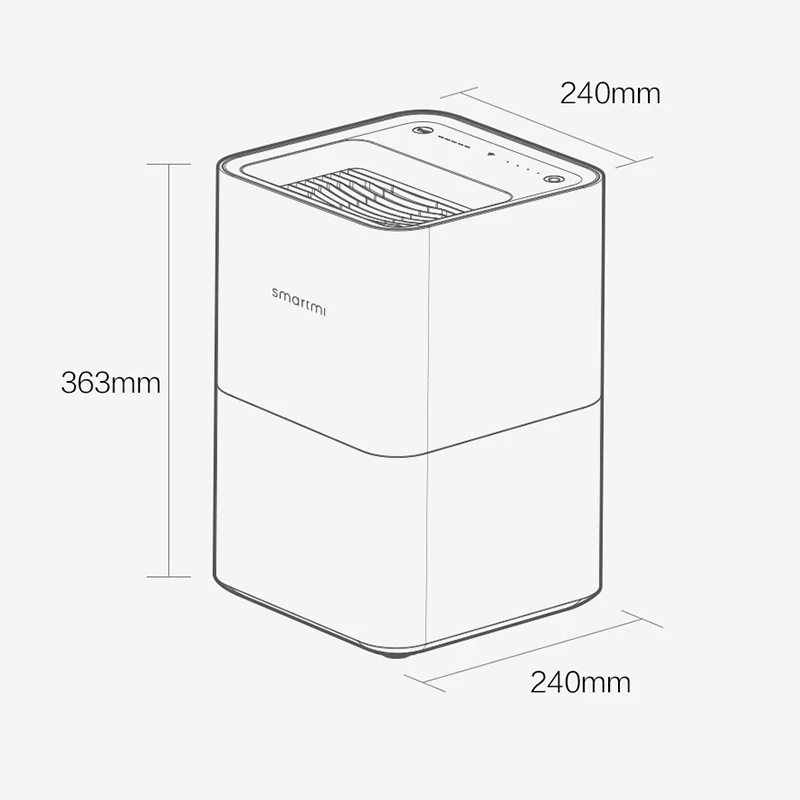 2019 оригинальный Испарительный Увлажнитель Xiaomi Smartmi 2 для домашнего воздушного