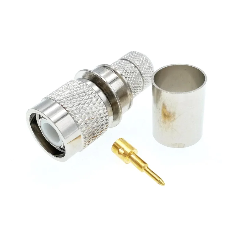 TNC Male Jack Crimp For RG8 LMR400 RG213 RFC400 RF Coax Cable Connector (1)