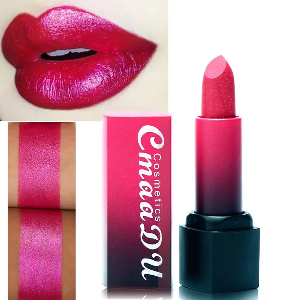 

4 colors Glitter Lips sticks diamond Make Up Liquid Lipstick Waterproof Long Lasting Shimmer Red Lip Pink Women Lipsticks