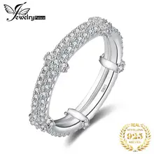 JewelryPalace 925 Sterling Silver Rings Cubic Zirconia Anniversary Engagement Wedding Band Bridal Jewelry for Women Fashion JewelryPalace 925 Sterling Silver Rings Cubic Zirconia Anniversary Engagement Wedding Band Bridal Jewelry for Women Fashion