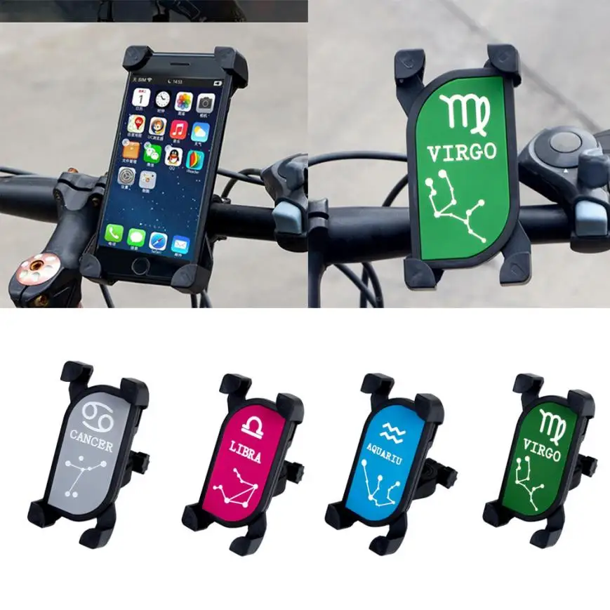 Top New Arrival Universal Motorcycle Constellation Bike Bicycle Phone Handlebar Mount Holder Cycling Useful Equipments Phone Holder 2