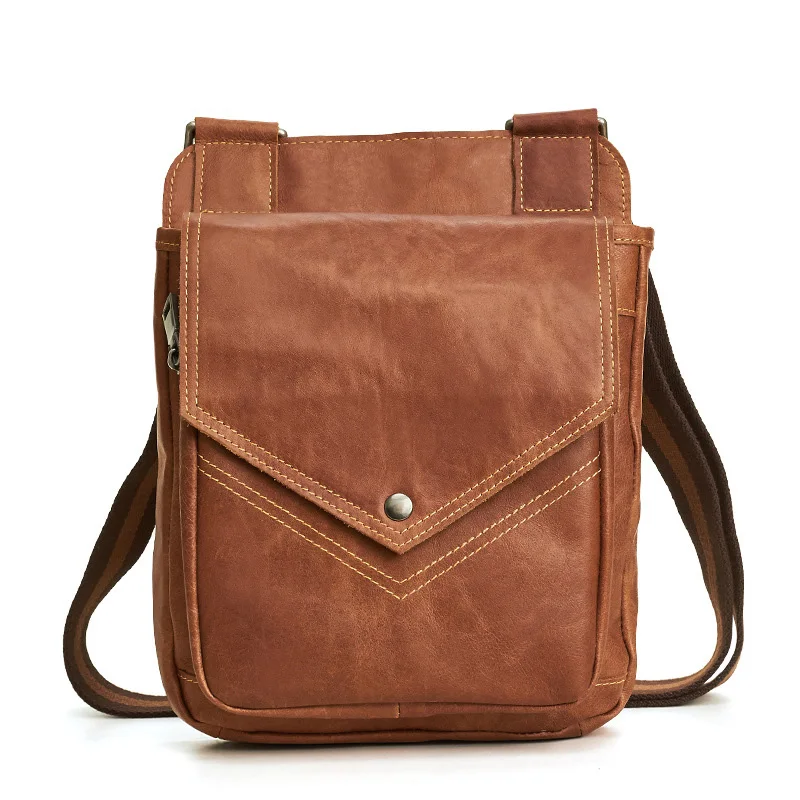 

Quality Original Leather Male Casual Shoulder Messenger bag Cowhide Fashion Crossbody Bag Pad Tote Satchel bag