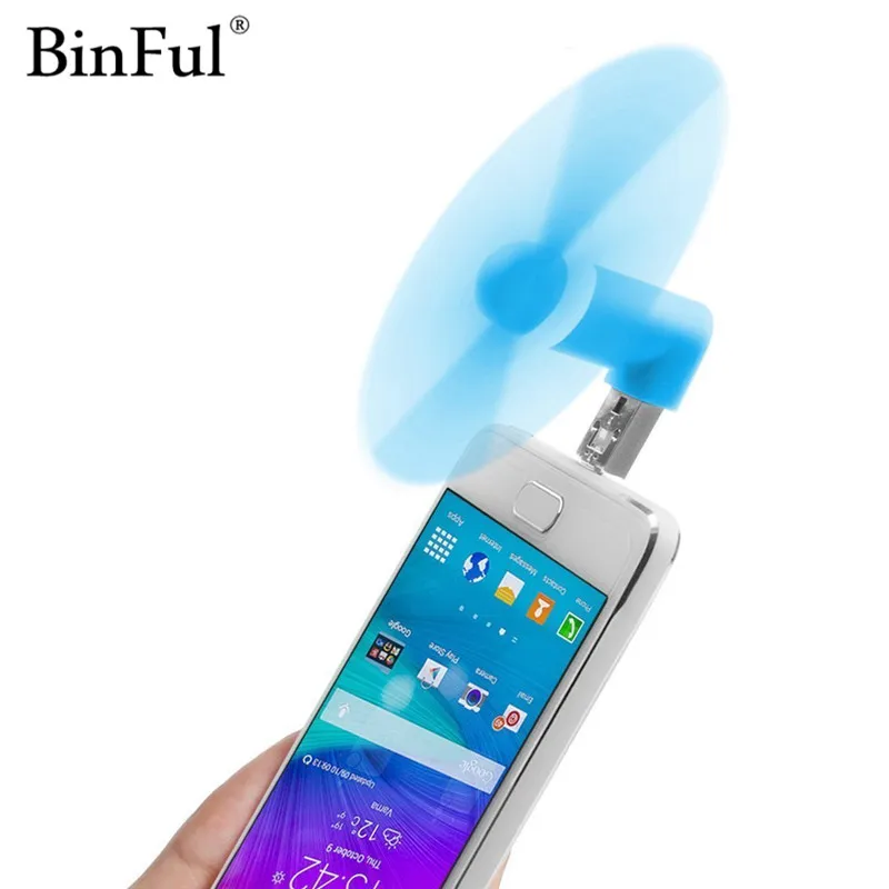 BinFul 2 в 1 Мини крутой портативный внешний аккумулятор USB вентилятор микро