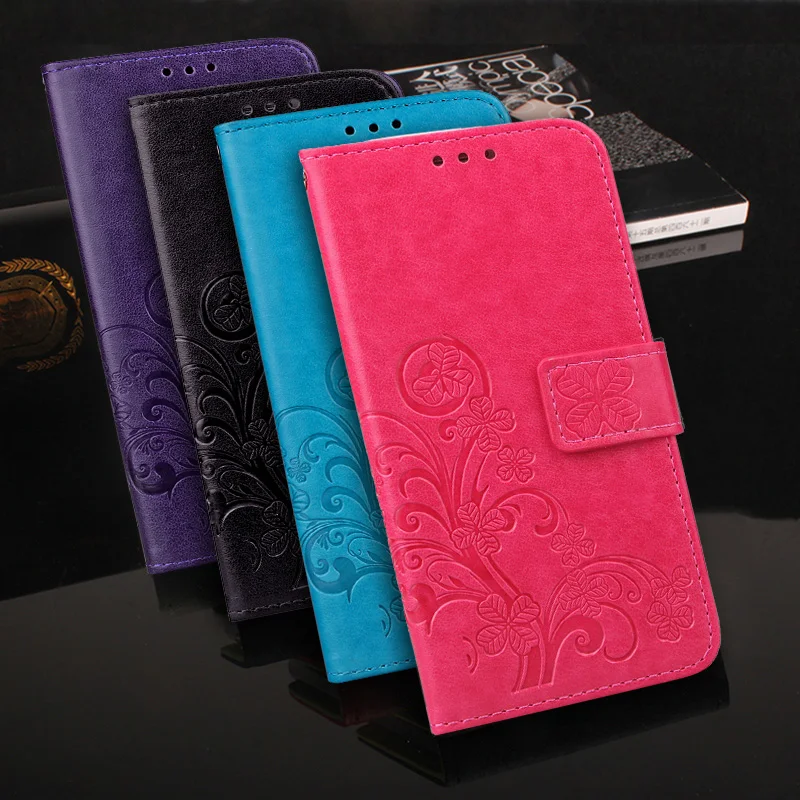 Кожаный флип кошелек с подставкой Чехол для Xiaomi Mi Play Redmi GO S2 Роскошный чехол