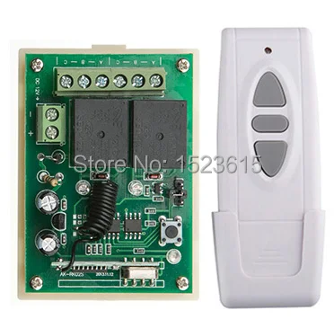 

DC12V 1CH 10A RF Wireless Remote Control Switch System teleswitch transmitter & receiver relay Receiver Smart Home Switch