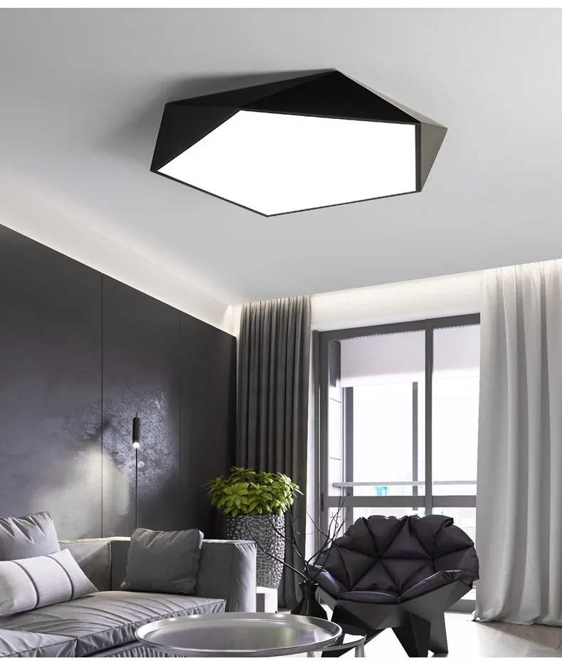 DX 3D Pentagon Led Ceiling Lights (6)
