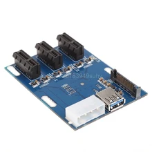 1 Port PCI E 1X To 3 Slot 1X Switch Multiplier Expander HUB Expansion Riser Card