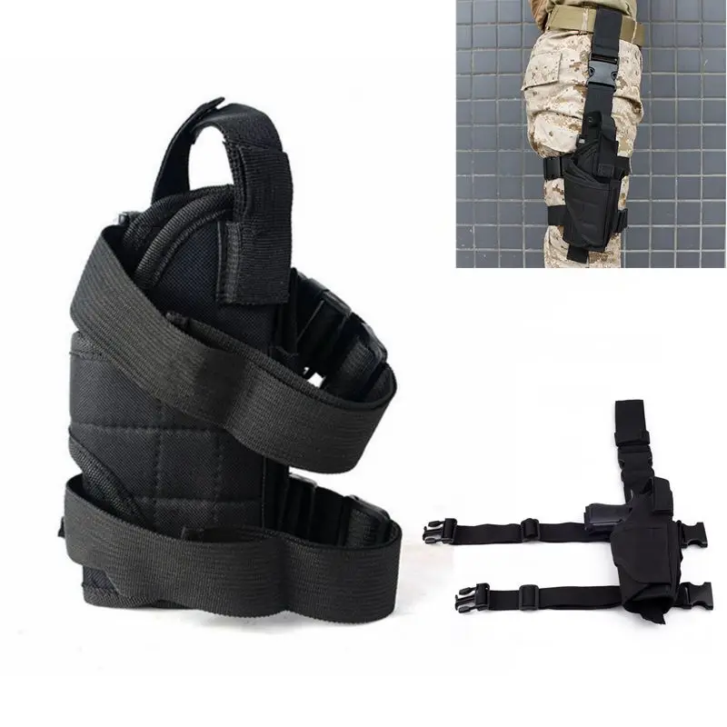 

Adjustable Tactical Tornado Leg Holster Nylon Pistol Leg Gun Holster Glock Airsoft Pistol Magic Strap Holster Fit All Size Guns