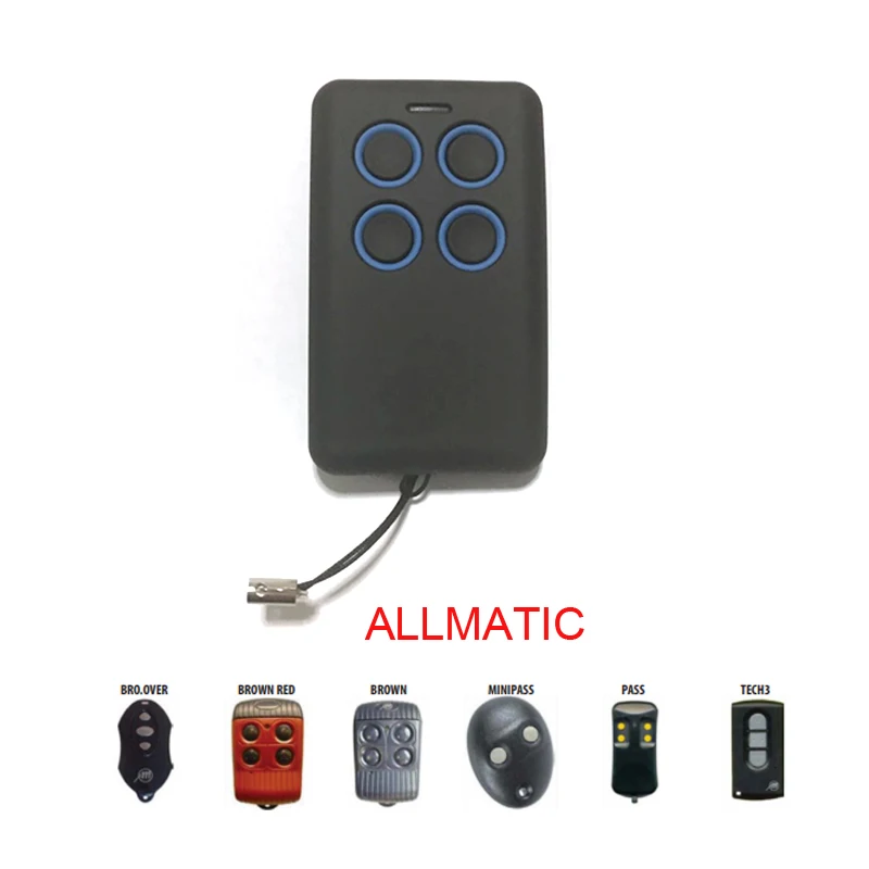 

20 pieces free shipping cost multi frequency remote control universal duplicator transmitter key fob for allmatic