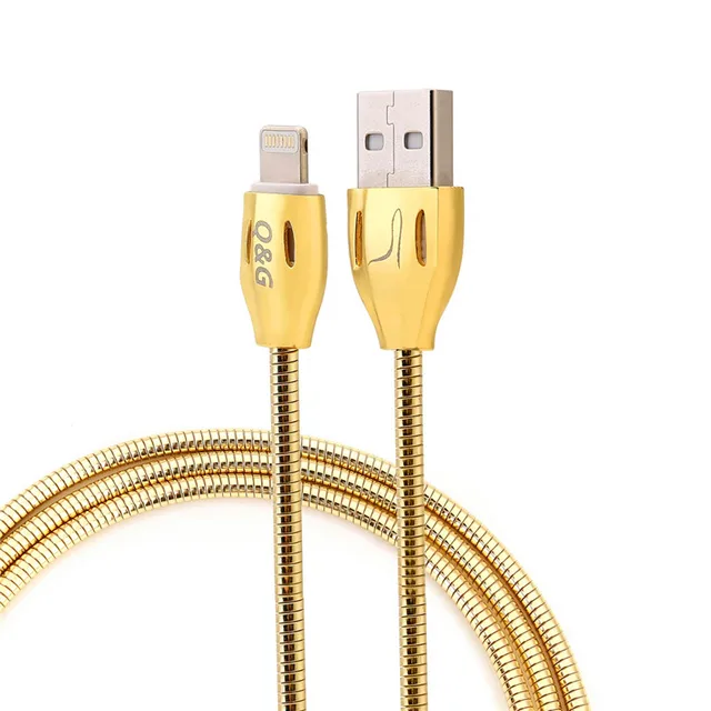 High quality fast Lightning Cable Data Cable Stainless steel Cable For