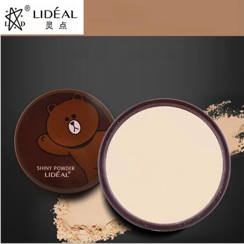 

LIDEAL Cute Cartoon Foundation shiny Powder Palette Contour Makeup Waterproof Minerals Face Whitening Concealer Oil control