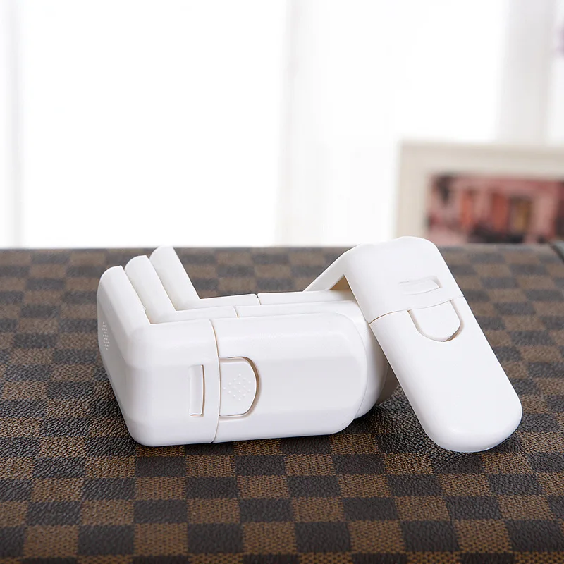 

1Pcs Plastic Baby Safety Lock Protection From Children In Cabinets Boxes Lock Drawer Door Terminator Security Product