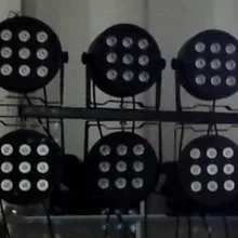 Горячая 9X10 Вт 4в1 светодиодный светильник сценических эффектов со сменой цвета rgbw свет высокой мощности Светодиодный плоский параболический алюминиевый рефлектор стробоскопический лазер с DMX512 DJ диско контроллер оборудования