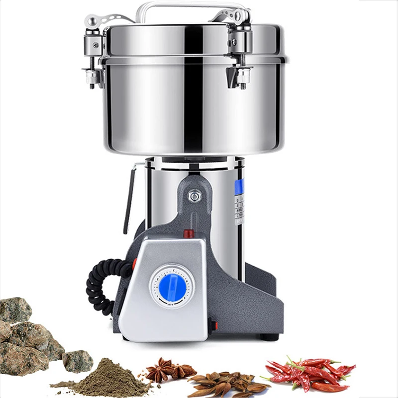 

Mill 2500g/4500W Swing Type Electric Dry Food Grinder Coffee/Grains Pepper Stainless Steel Grinding Powder Crusher Kitchen Tools