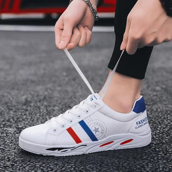 

Leader Show Men Casual Shoes Spring Outdoor Brand Vulcanize Shoes Non-slip Men Sneakers Small White Shoes Fashion Zapatillas