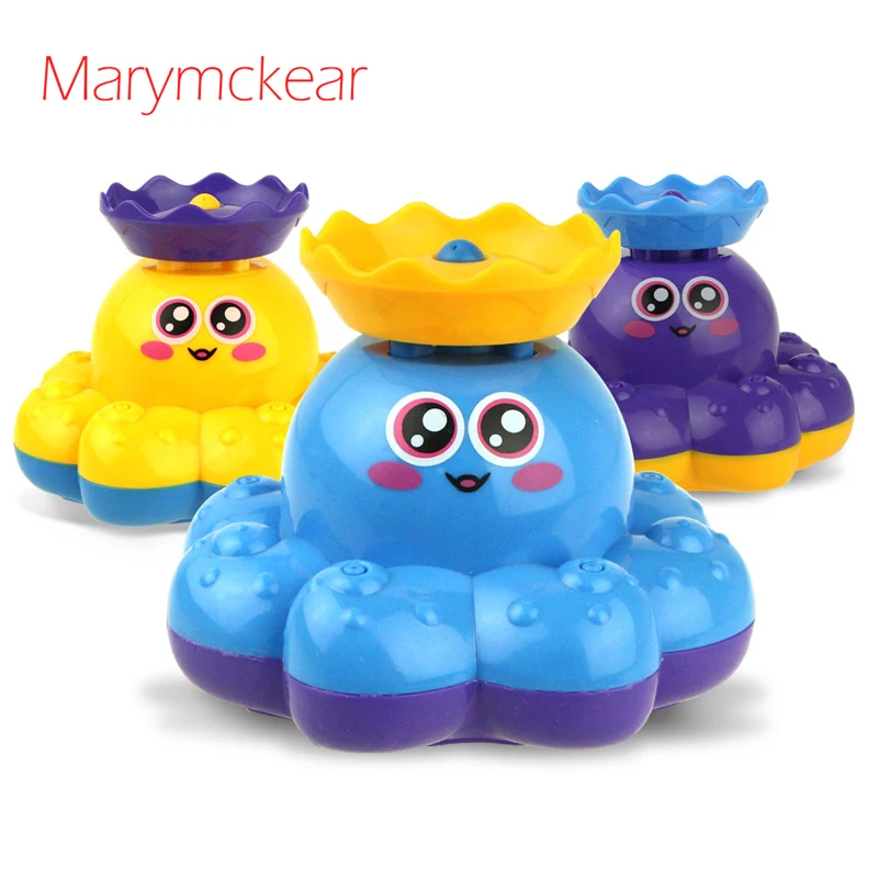 Осьминог дизайн Распыление воды игрушки для плавания Ванна игрушка водосьминог ребенок счастливый младенец игрушка, подарок для ребёнка выше 12 месяцев