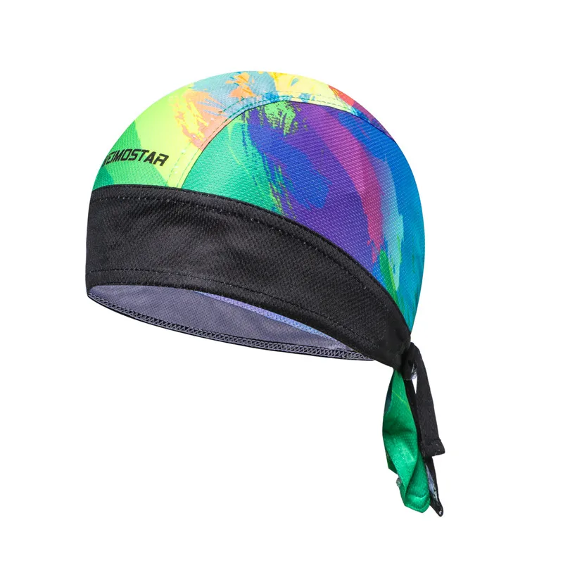 Weimostar многофункциональная велосипедная Кепка для мужчин и женщин с защитой от пота пиратская шляпа бандана MTB велосипед головной платок повязка на голову спортивная - Цвет: Бежевый
