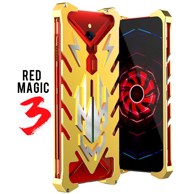 Ударопрочный металлический чехол ADKO для Nubia Red Magic 3 роскошный армированный