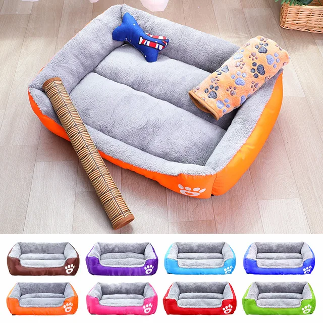 S-3XL Dogs Bed With Waterproof Bottom In 11 Colors 1