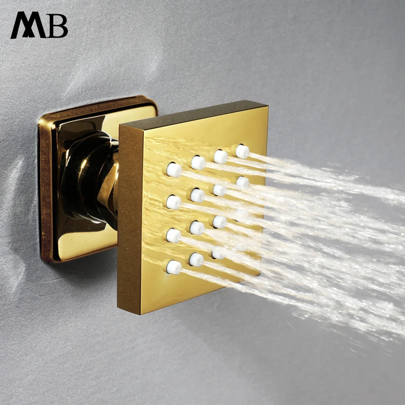 Golden Or Bronze Rainfall Shower Jets ORB Shower Spray Massage Jet