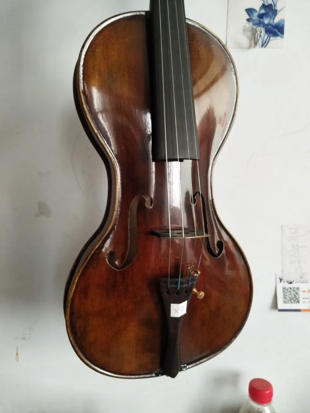 

Master 4/4 violin baroque model nice flamed maple back spruce top very nice tone